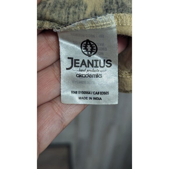 Jeanius Akademiks Y2K Shirt 2X USA Flag Streetwear Hip Hop - Picture 7 of 8